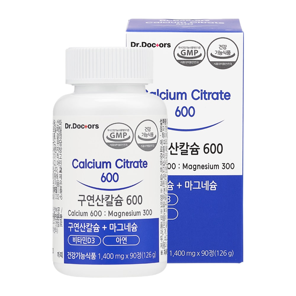 [닥터스]구연산칼슘600 90정